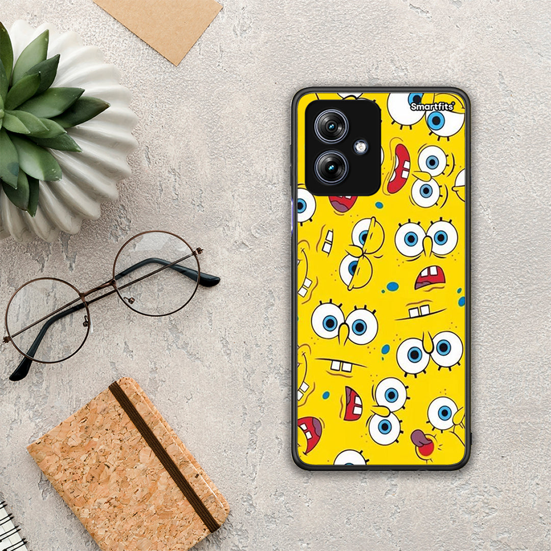 PopArt Sponge - Motorola Moto G54 θήκη