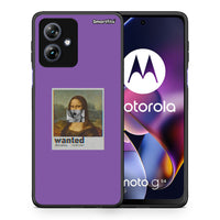 Thumbnail for Θήκη Motorola Moto G54 Monalisa Popart από τη Smartfits με σχέδιο στο πίσω μέρος και μαύρο περίβλημα | Motorola Moto G54 Monalisa Popart case with colorful back and black bezels
