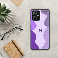 Thumbnail for Purple Mariposa - Motorola Moto G54 θήκη