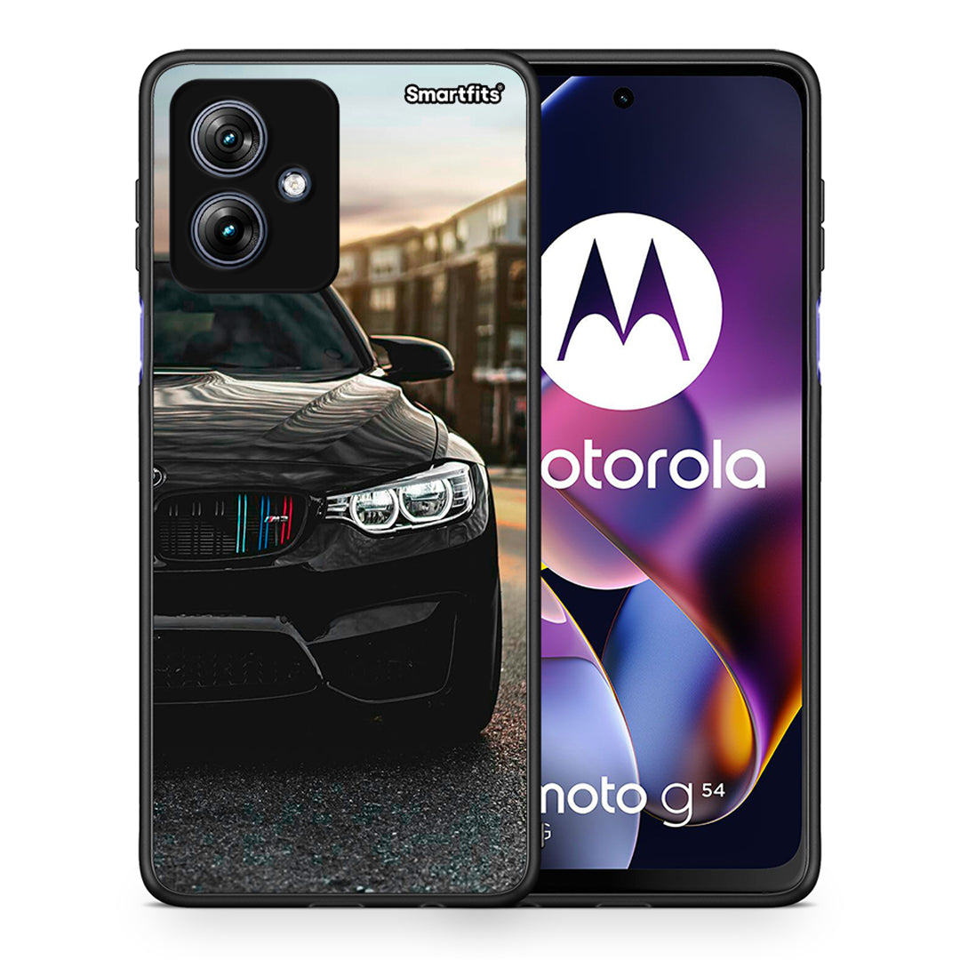 Θήκη Motorola Moto G54 M3 Racing από τη Smartfits με σχέδιο στο πίσω μέρος και μαύρο περίβλημα | Motorola Moto G54 M3 Racing case with colorful back and black bezels