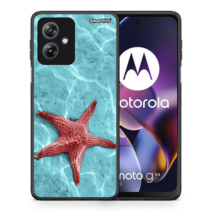 Red Starfish - Motorola Moto G54 θήκη