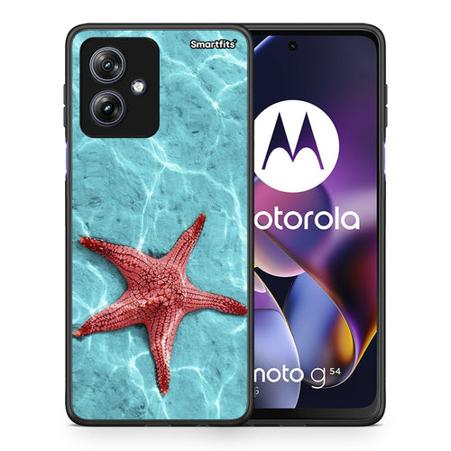 Red Starfish - Motorola Moto G54 θήκη