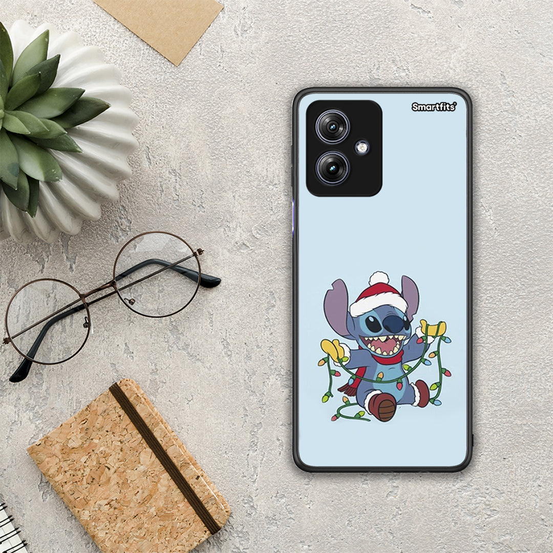 Santa Stich - Motorola Moto G54 θήκη