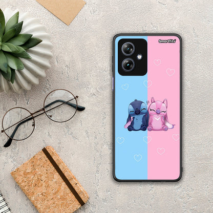 Stitch And Angel - Motorola Moto G54 θήκη