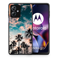 Thumbnail for Θήκη Motorola Moto G54 Sky Summer από τη Smartfits με σχέδιο στο πίσω μέρος και μαύρο περίβλημα | Motorola Moto G54 Sky Summer case with colorful back and black bezels