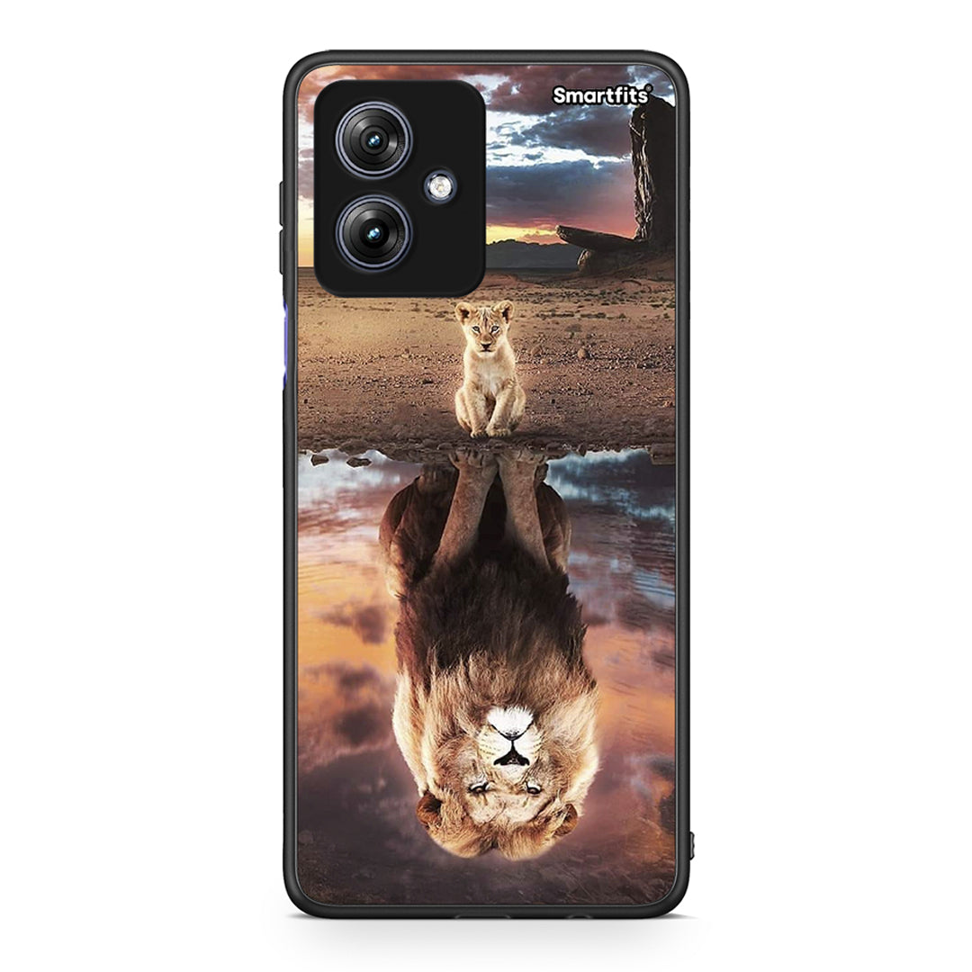 Motorola Moto G54 Sunset Dreams Θήκη Αγίου Βαλεντίνου από τη Smartfits με σχέδιο στο πίσω μέρος και μαύρο περίβλημα | Smartphone case with colorful back and black bezels by Smartfits