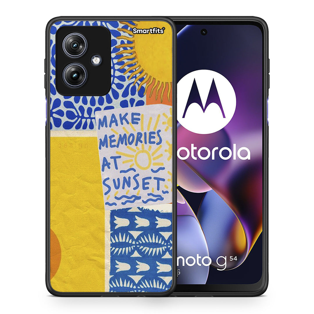 025 Sunset Memories - Motorola Moto G54 θήκη