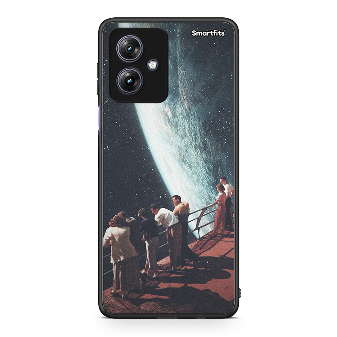 Motorola Moto G54 Surreal View θήκη από τη Smartfits με σχέδιο στο πίσω μέρος και μαύρο περίβλημα | Smartphone case with colorful back and black bezels by Smartfits