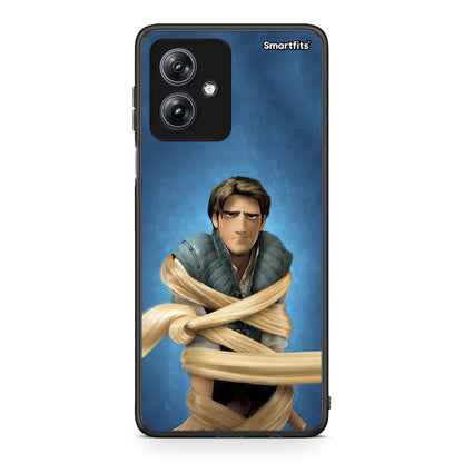 Motorola Moto G54 Tangled 1 Θήκη Αγίου Βαλεντίνου από τη Smartfits με σχέδιο στο πίσω μέρος και μαύρο περίβλημα | Smartphone case with colorful back and black bezels by Smartfits