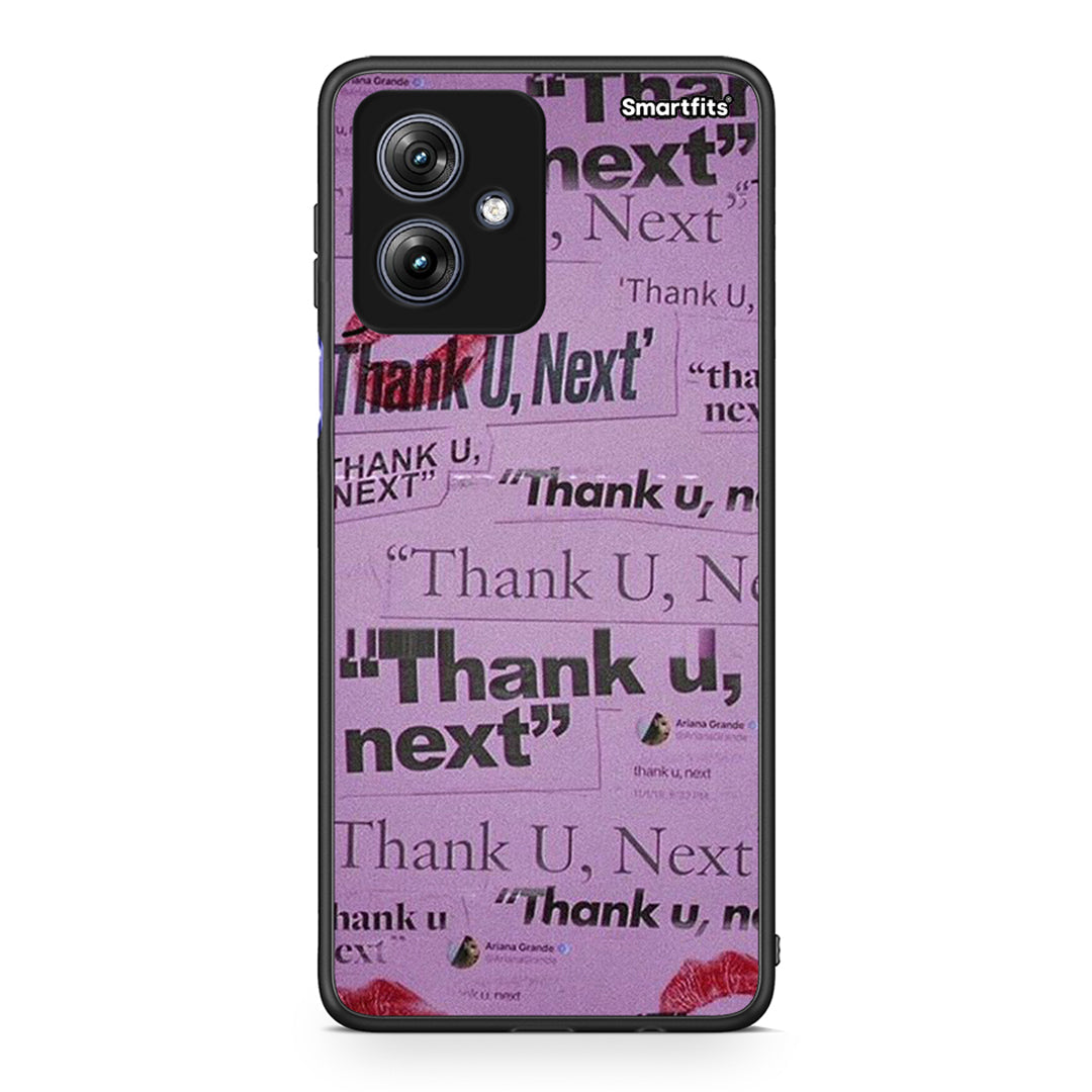 Motorola Moto G54 Thank You Next Θήκη Αγίου Βαλεντίνου από τη Smartfits με σχέδιο στο πίσω μέρος και μαύρο περίβλημα | Smartphone case with colorful back and black bezels by Smartfits