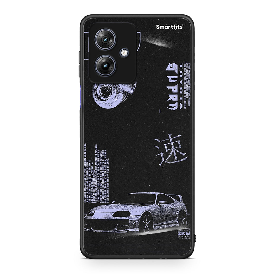 Motorola Moto G54 Tokyo Drift Θήκη Αγίου Βαλεντίνου από τη Smartfits με σχέδιο στο πίσω μέρος και μαύρο περίβλημα | Smartphone case with colorful back and black bezels by Smartfits