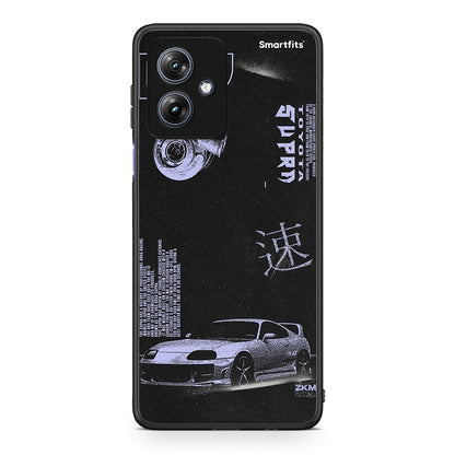 Motorola Moto G54 Tokyo Drift Θήκη Αγίου Βαλεντίνου από τη Smartfits με σχέδιο στο πίσω μέρος και μαύρο περίβλημα | Smartphone case with colorful back and black bezels by Smartfits