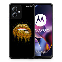 Thumbnail for Θήκη Motorola Moto G54 Golden Valentine από τη Smartfits με σχέδιο στο πίσω μέρος και μαύρο περίβλημα | Motorola Moto G54 Golden Valentine case with colorful back and black bezels