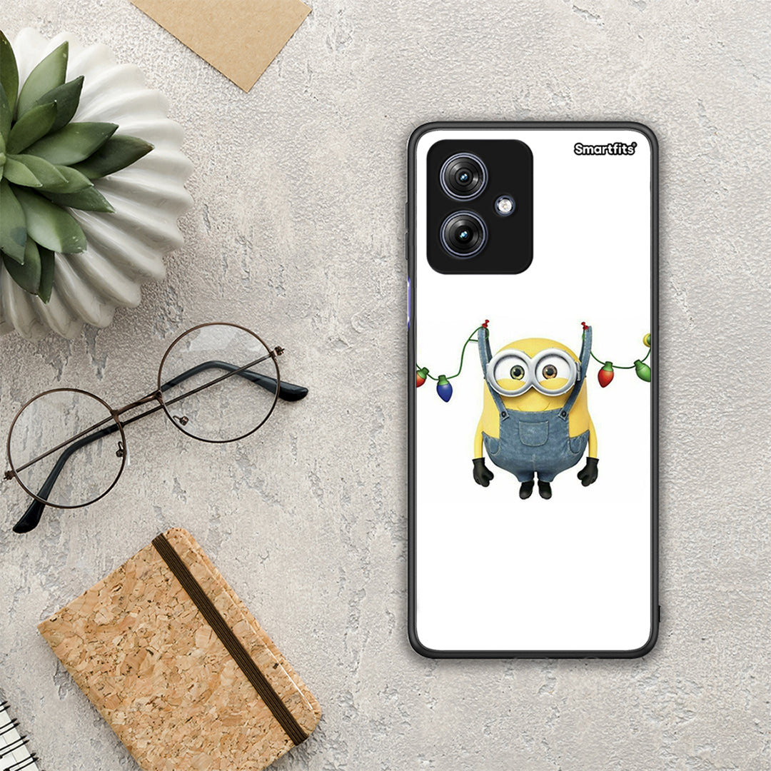 Xmas Minion Lights - Motorola Moto G54 θήκη