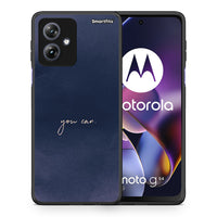 Thumbnail for Θήκη Motorola Moto G54 You Can από τη Smartfits με σχέδιο στο πίσω μέρος και μαύρο περίβλημα | Motorola Moto G54 You Can case with colorful back and black bezels