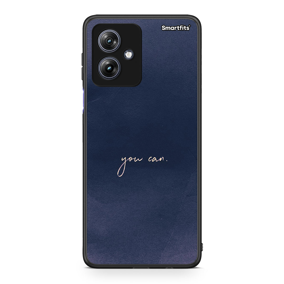 Motorola Moto G54 You Can θήκη από τη Smartfits με σχέδιο στο πίσω μέρος και μαύρο περίβλημα | Smartphone case with colorful back and black bezels by Smartfits