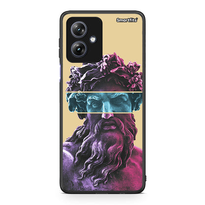 Motorola Moto G54 Zeus Art Θήκη Αγίου Βαλεντίνου από τη Smartfits με σχέδιο στο πίσω μέρος και μαύρο περίβλημα | Smartphone case with colorful back and black bezels by Smartfits