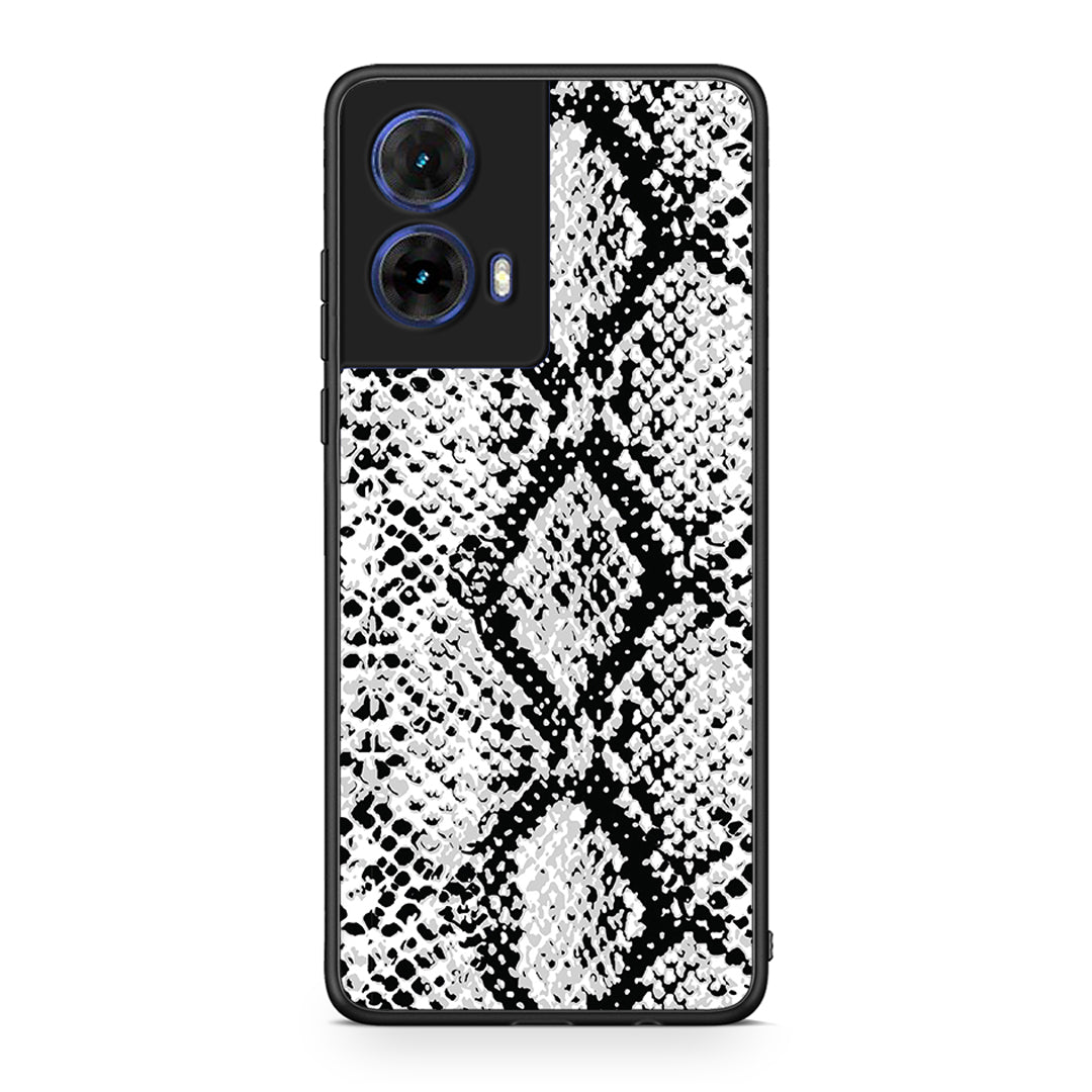 24 - Motorola Moto G85 White Snake Animal case, cover, bumper