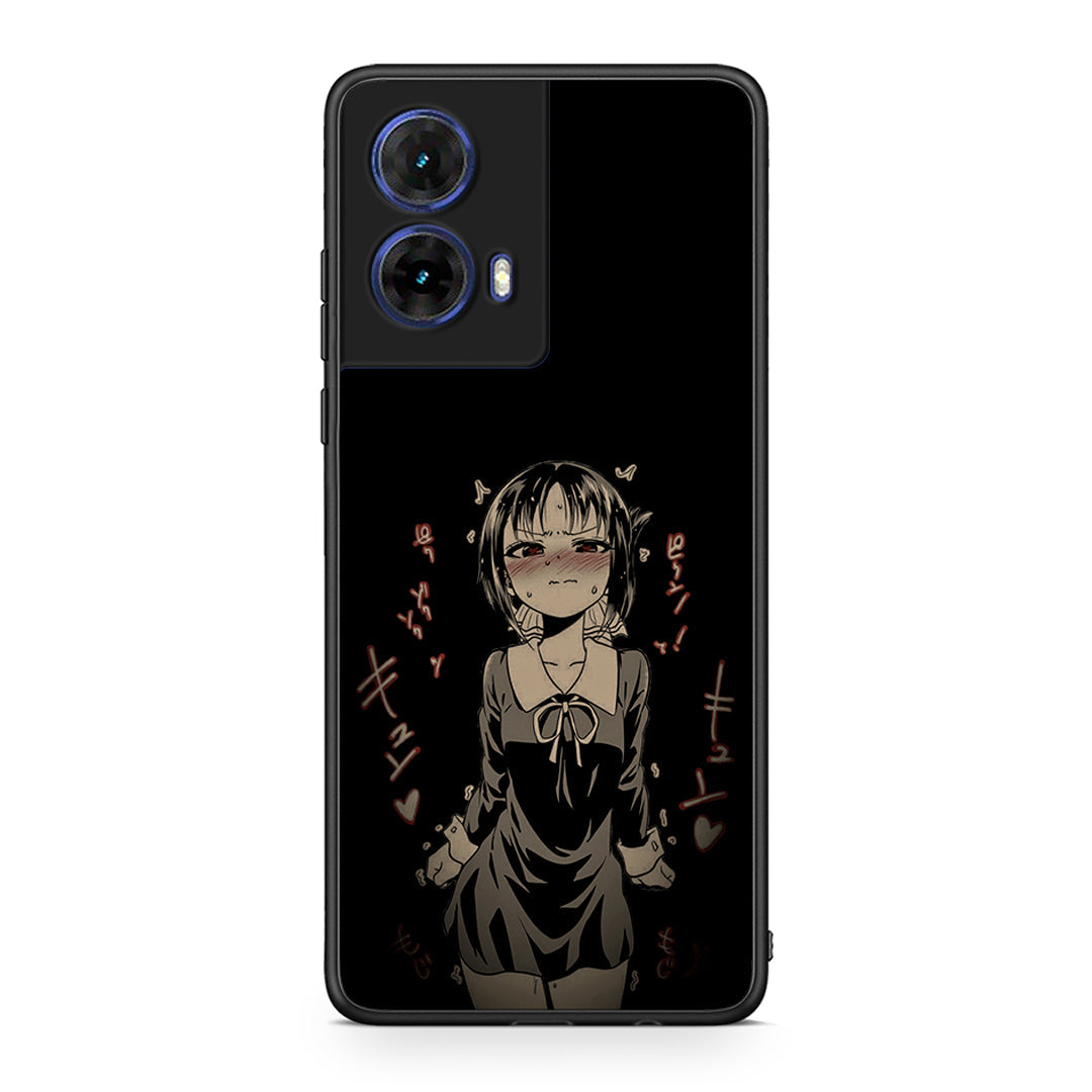Motorola Moto G85 Anime Girl θήκη από τη Smartfits με σχέδιο στο πίσω μέρος και μαύρο περίβλημα | Smartphone case with colorful back and black bezels by Smartfits