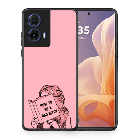 Θήκη Motorola Moto G85 Bad Bitch από τη Smartfits με σχέδιο στο πίσω μέρος και μαύρο περίβλημα | Motorola Moto G85 Bad Bitch case with colorful back and black bezels