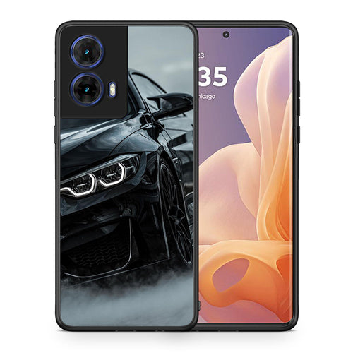 Θήκη Motorola Moto G85 Black BMW από τη Smartfits με σχέδιο στο πίσω μέρος και μαύρο περίβλημα | Motorola Moto G85 Black BMW case with colorful back and black bezels