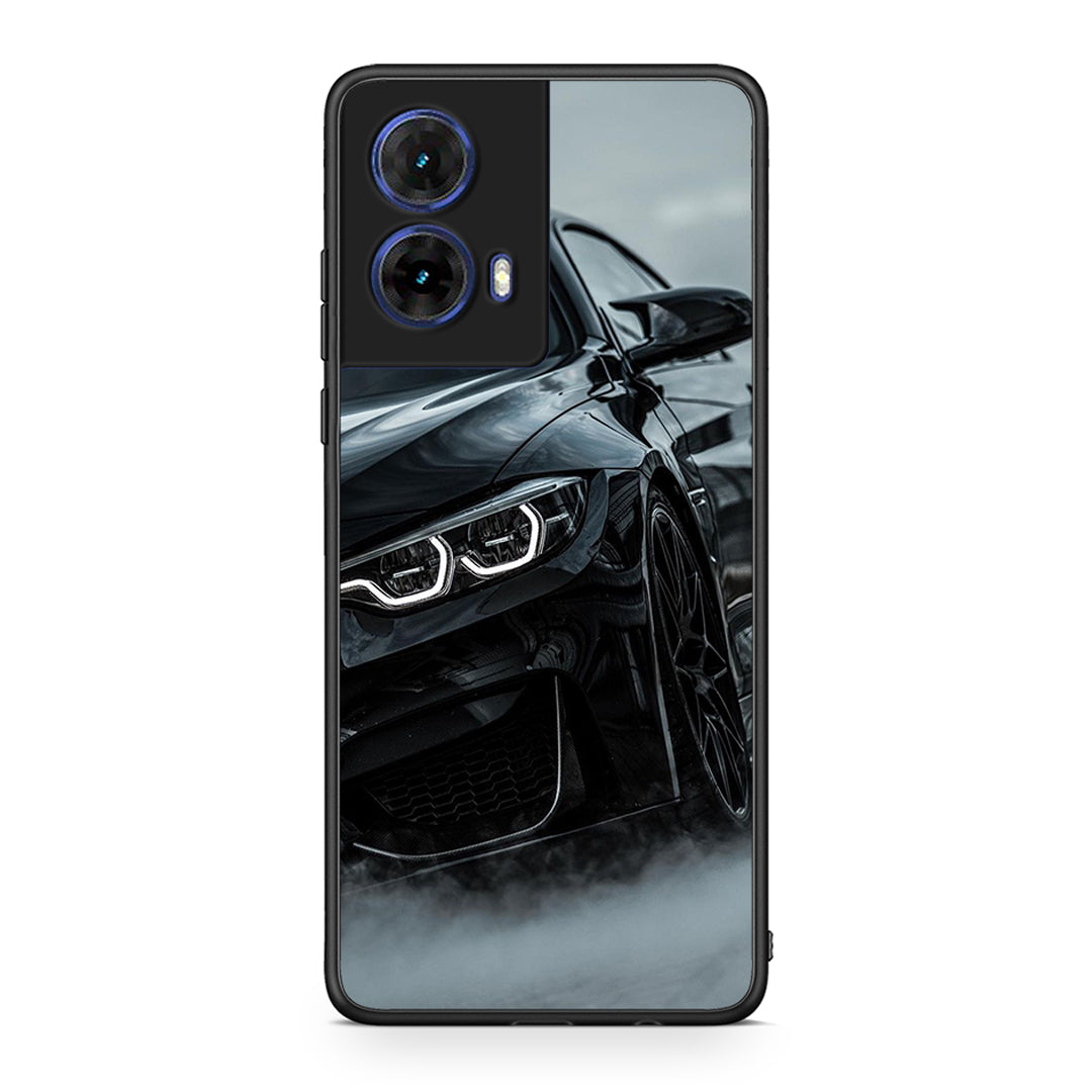 Motorola Moto G85 Black BMW θήκη από τη Smartfits με σχέδιο στο πίσω μέρος και μαύρο περίβλημα | Smartphone case with colorful back and black bezels by Smartfits