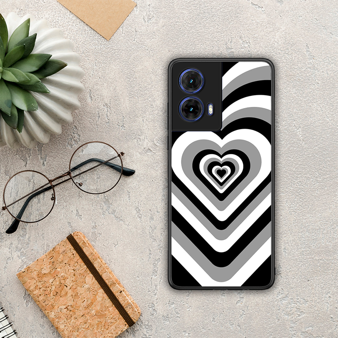 Black Hearts - Motorola Moto G85 θήκη