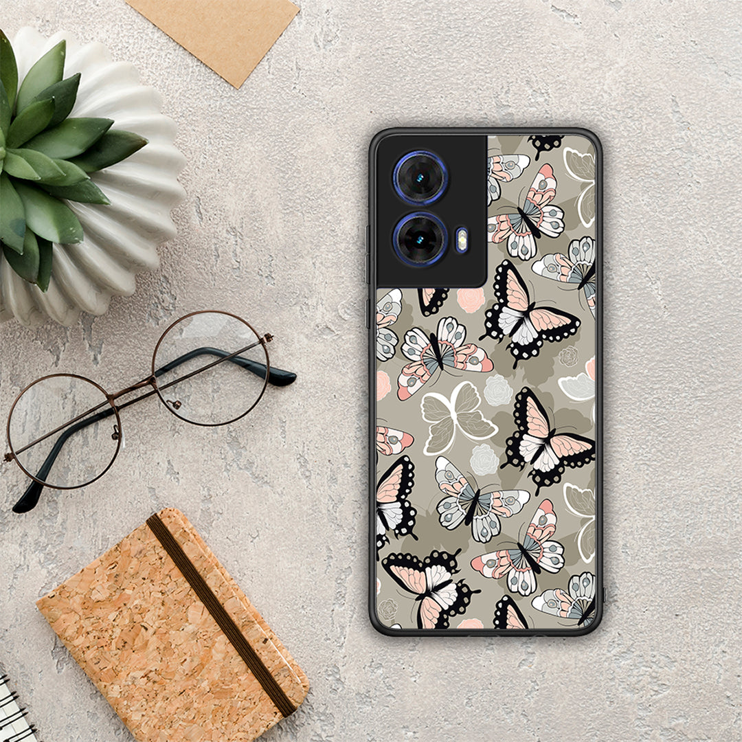 Boho Butterflies - Motorola Moto G85 θήκη