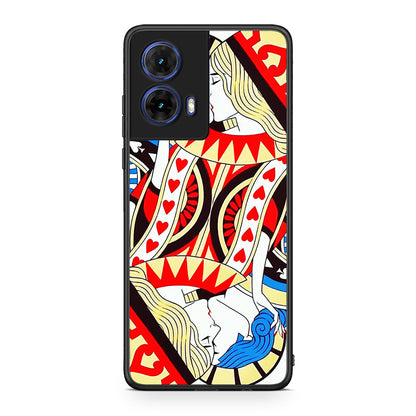 Motorola Moto G85 Card Love θήκη από τη Smartfits με σχέδιο στο πίσω μέρος και μαύρο περίβλημα | Smartphone case with colorful back and black bezels by Smartfits