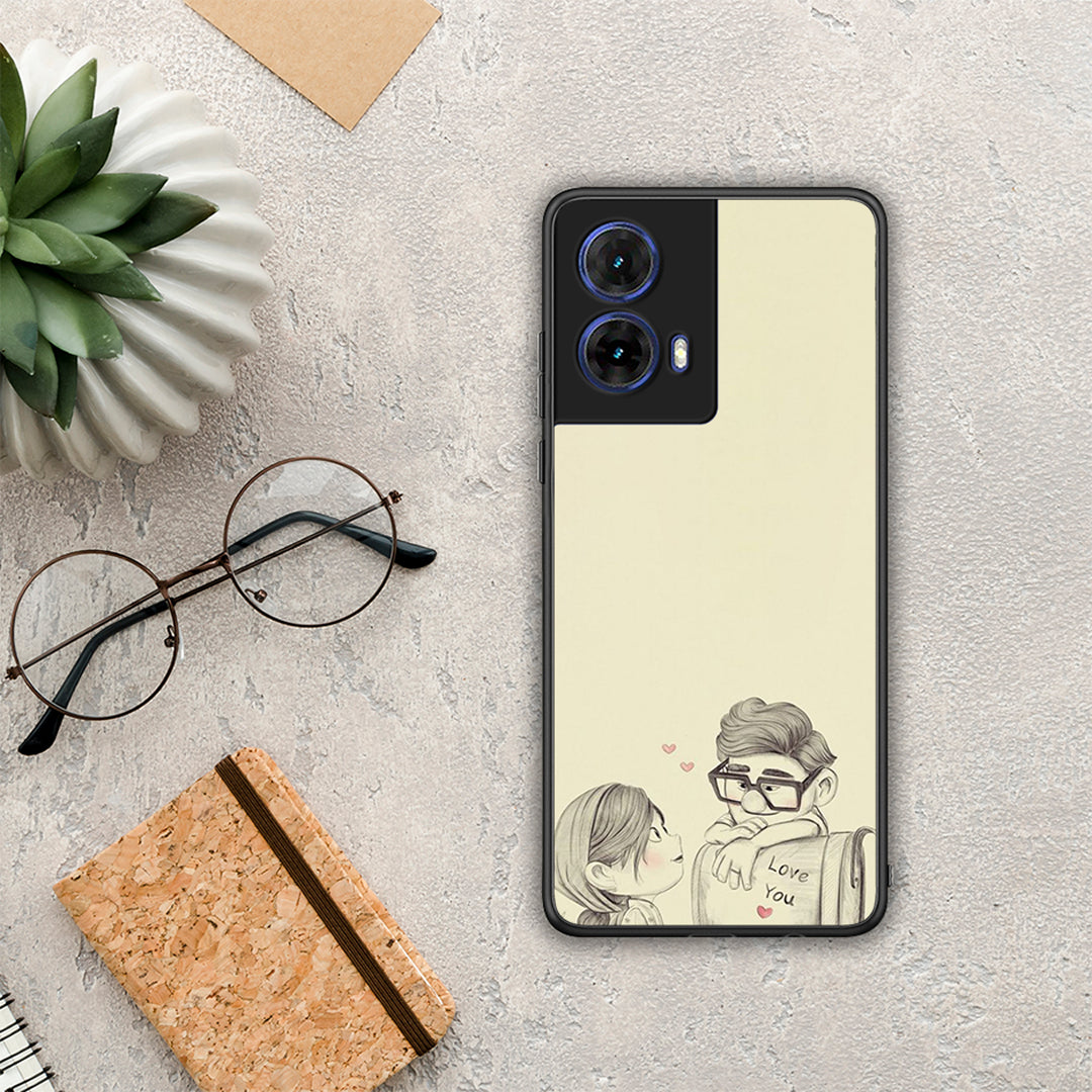 Carl And Ellie - Motorola Moto G85 θήκη