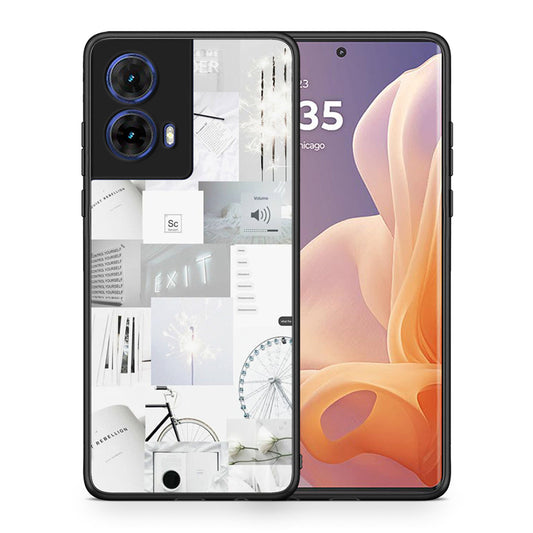 Collage Make Me Wonder - Motorola Moto G85 θήκη