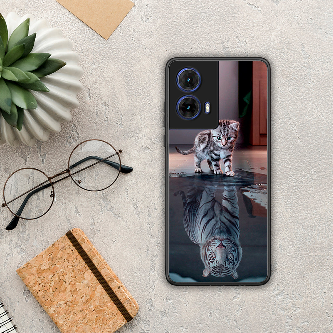 Cute Tiger - Motorola Moto G85 θήκη