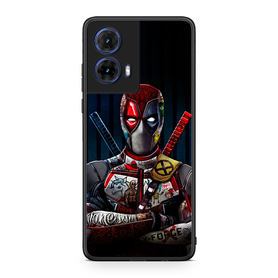 Motorola Moto G85 Funny Guy θήκη από τη Smartfits με σχέδιο στο πίσω μέρος και μαύρο περίβλημα | Smartphone case with colorful back and black bezels by Smartfits