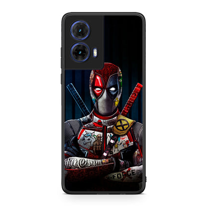 Motorola Moto G85 Funny Guy θήκη από τη Smartfits με σχέδιο στο πίσω μέρος και μαύρο περίβλημα | Smartphone case with colorful back and black bezels by Smartfits
