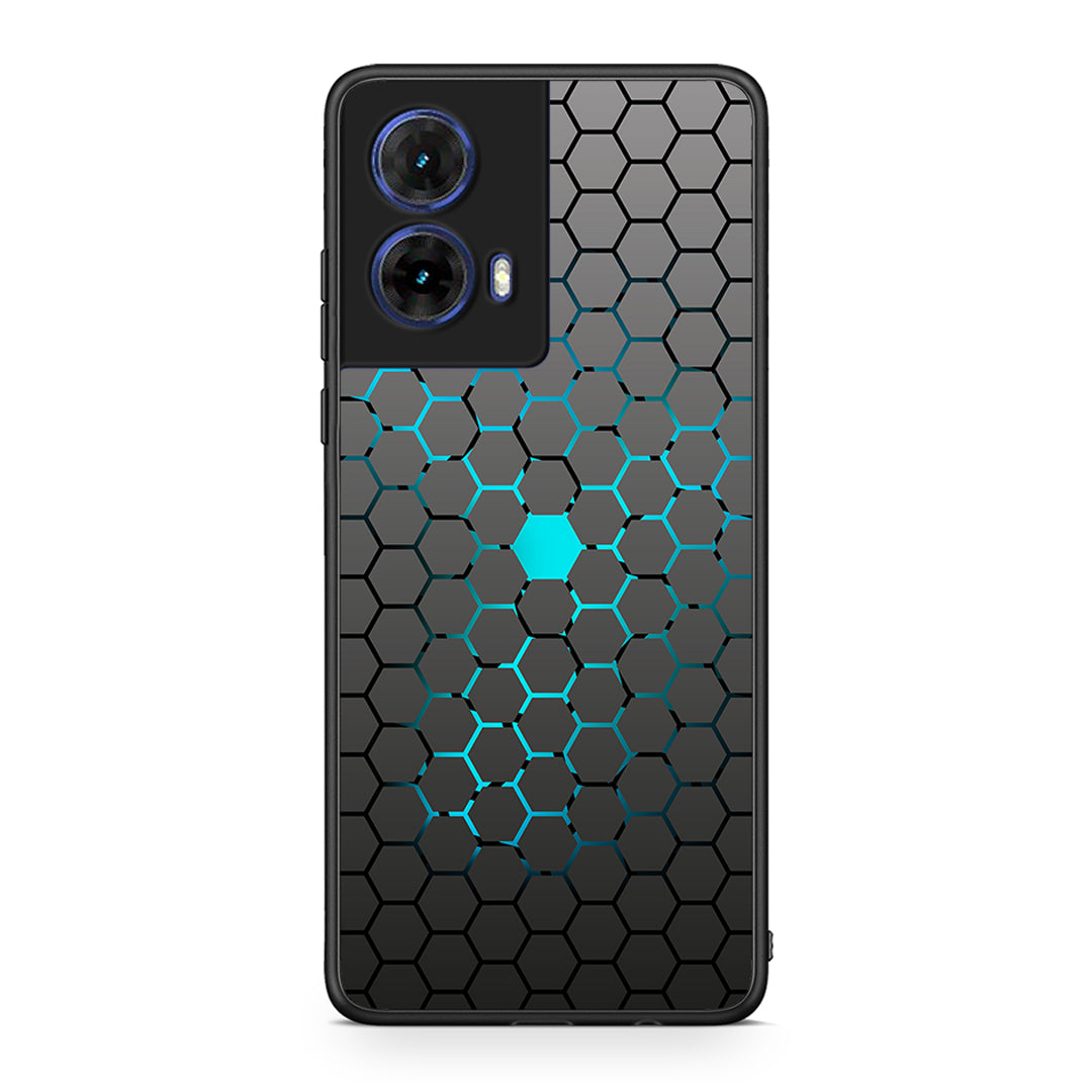 40 - Motorola Moto G85 Hexagonal Geometric case, cover, bumper