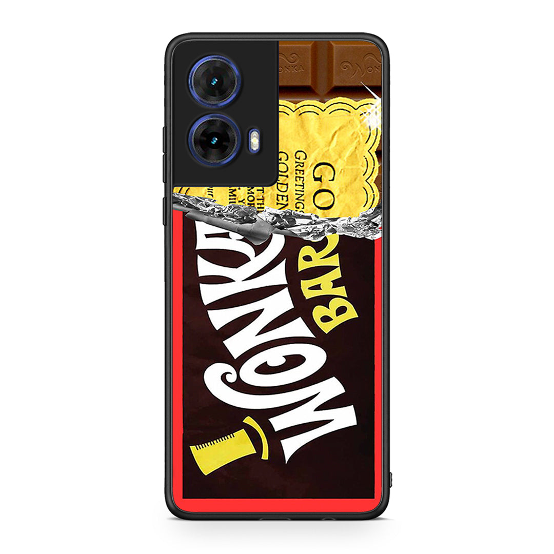 Motorola Moto G85 Golden Ticket θήκη από τη Smartfits με σχέδιο στο πίσω μέρος και μαύρο περίβλημα | Smartphone case with colorful back and black bezels by Smartfits
