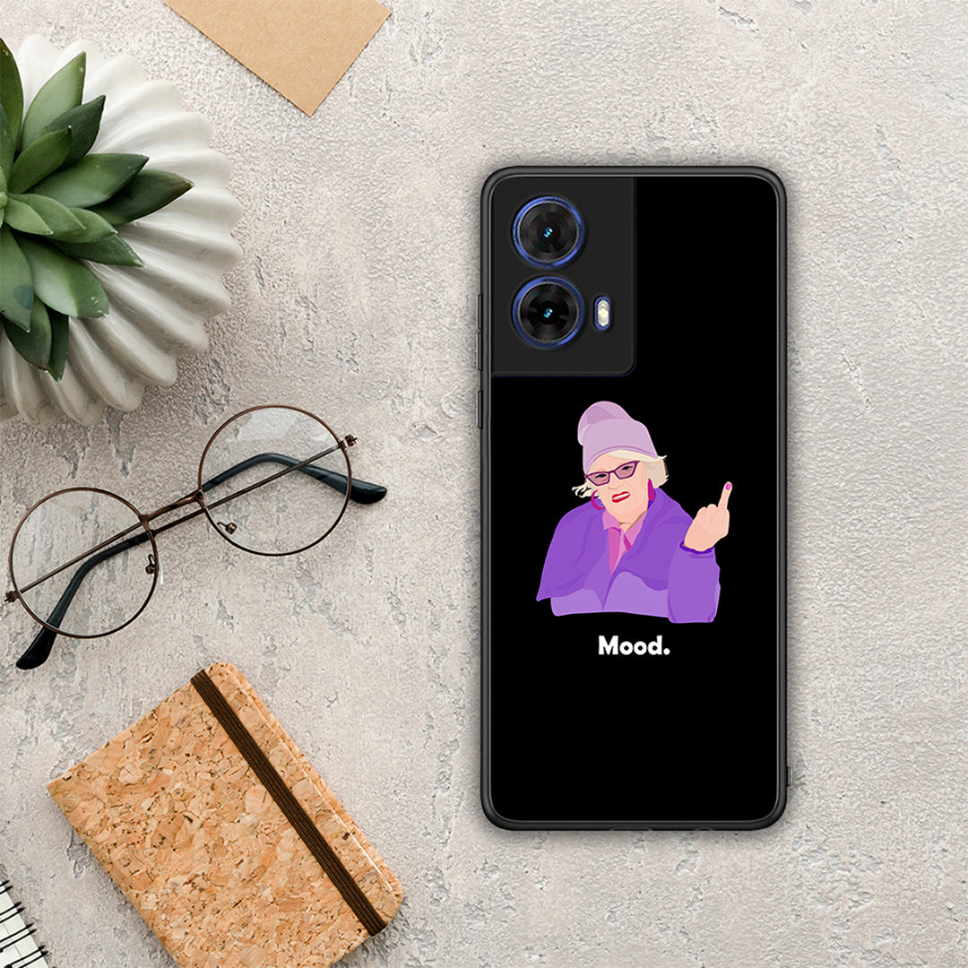Grandma Mood Black - Motorola Moto G85 θήκη