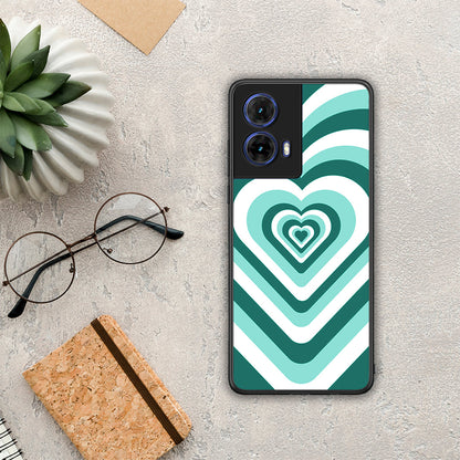 Green Hearts - Motorola Moto G85 θήκη