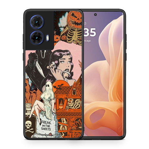 Halloween Collage - Motorola Moto G85 θήκη