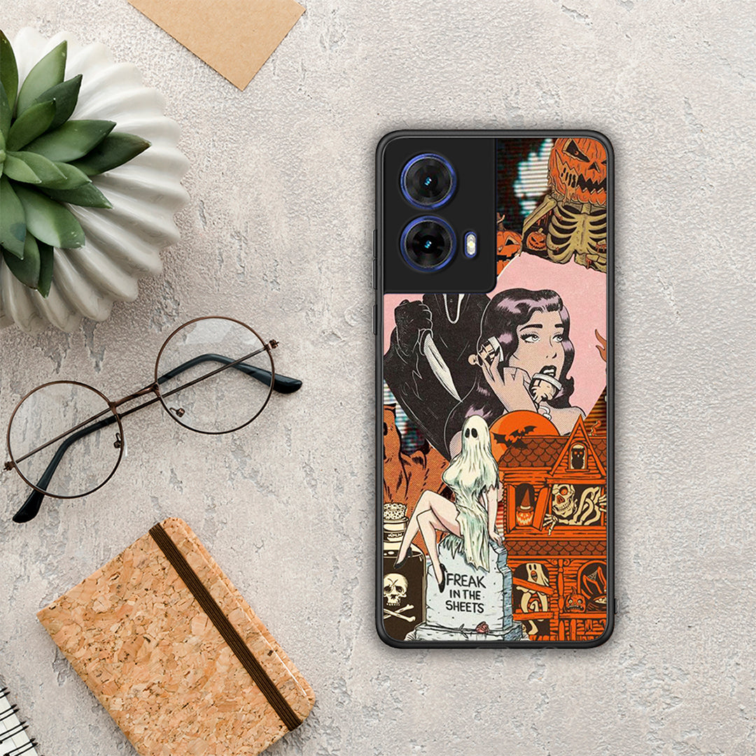 Halloween Collage - Motorola Moto G85 θήκη