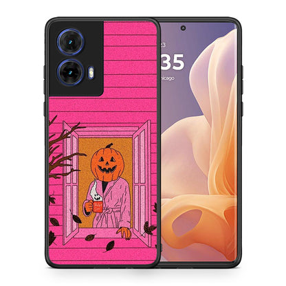 Halloween Pumpkin Lady - Motorola Moto G85 θήκη