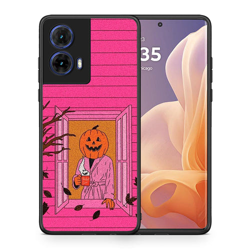 Halloween Pumpkin Lady - Motorola Moto G85 θήκη
