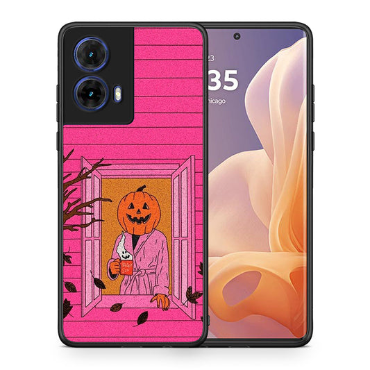 Halloween Pumpkin Lady - Motorola Moto G85 θήκη