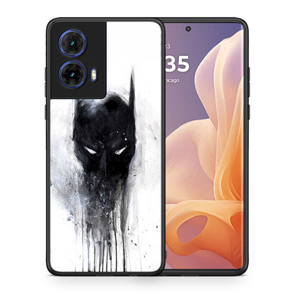 Θήκη Motorola Moto G85 Paint Bat Hero από τη Smartfits με σχέδιο στο πίσω μέρος και μαύρο περίβλημα | Motorola Moto G85 Paint Bat Hero case with colorful back and black bezels