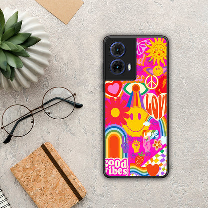 Hippie Love - Motorola Moto G85 θήκη