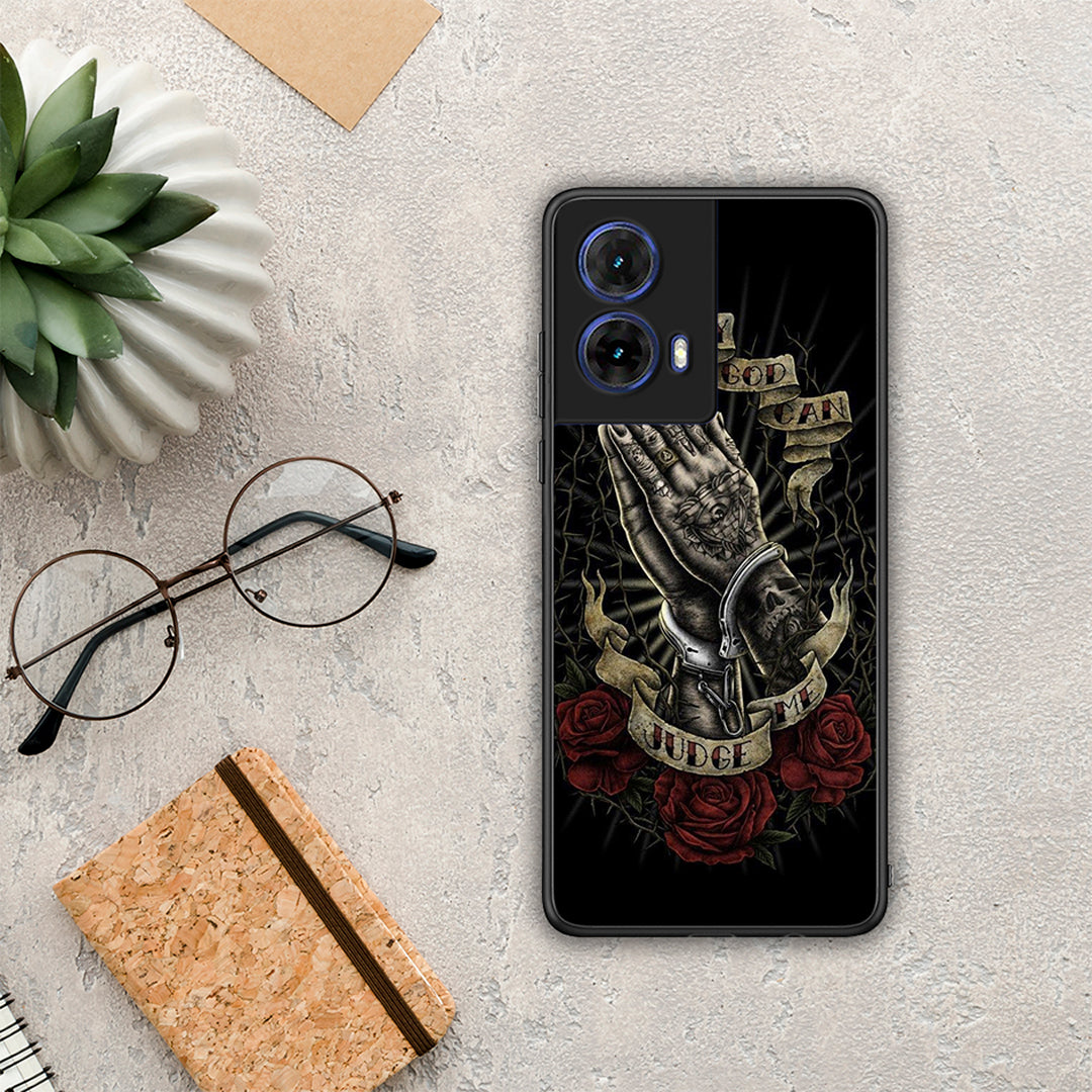 Judge By God - Motorola Moto G85 θήκη