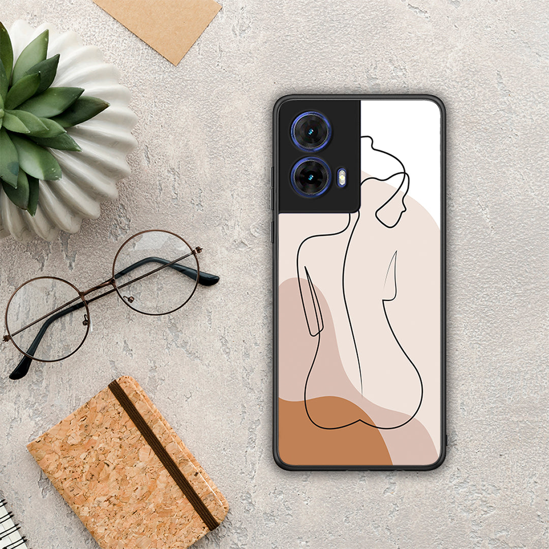 LineArt Woman - Motorola Moto G85 θήκη