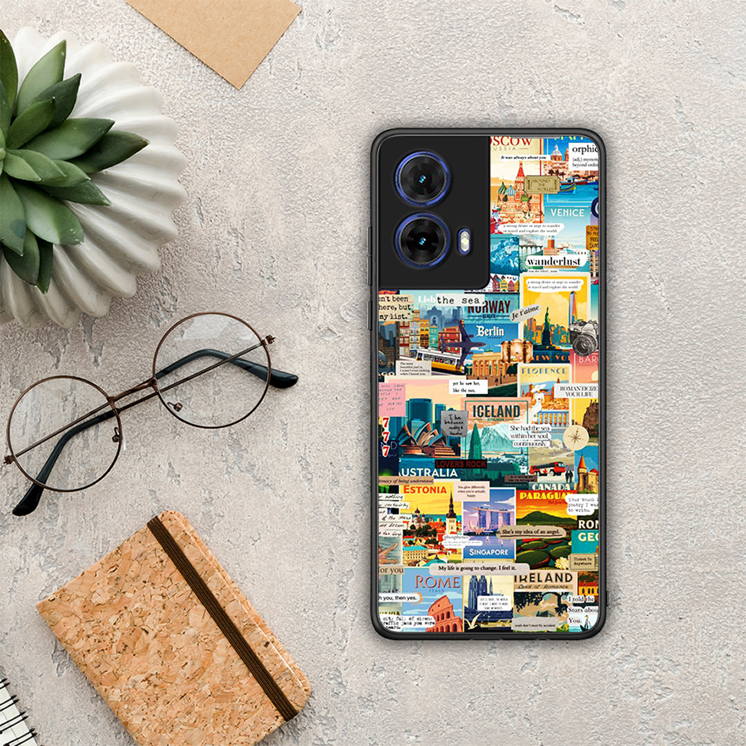 Live To Travel - Motorola Moto G85 θήκη