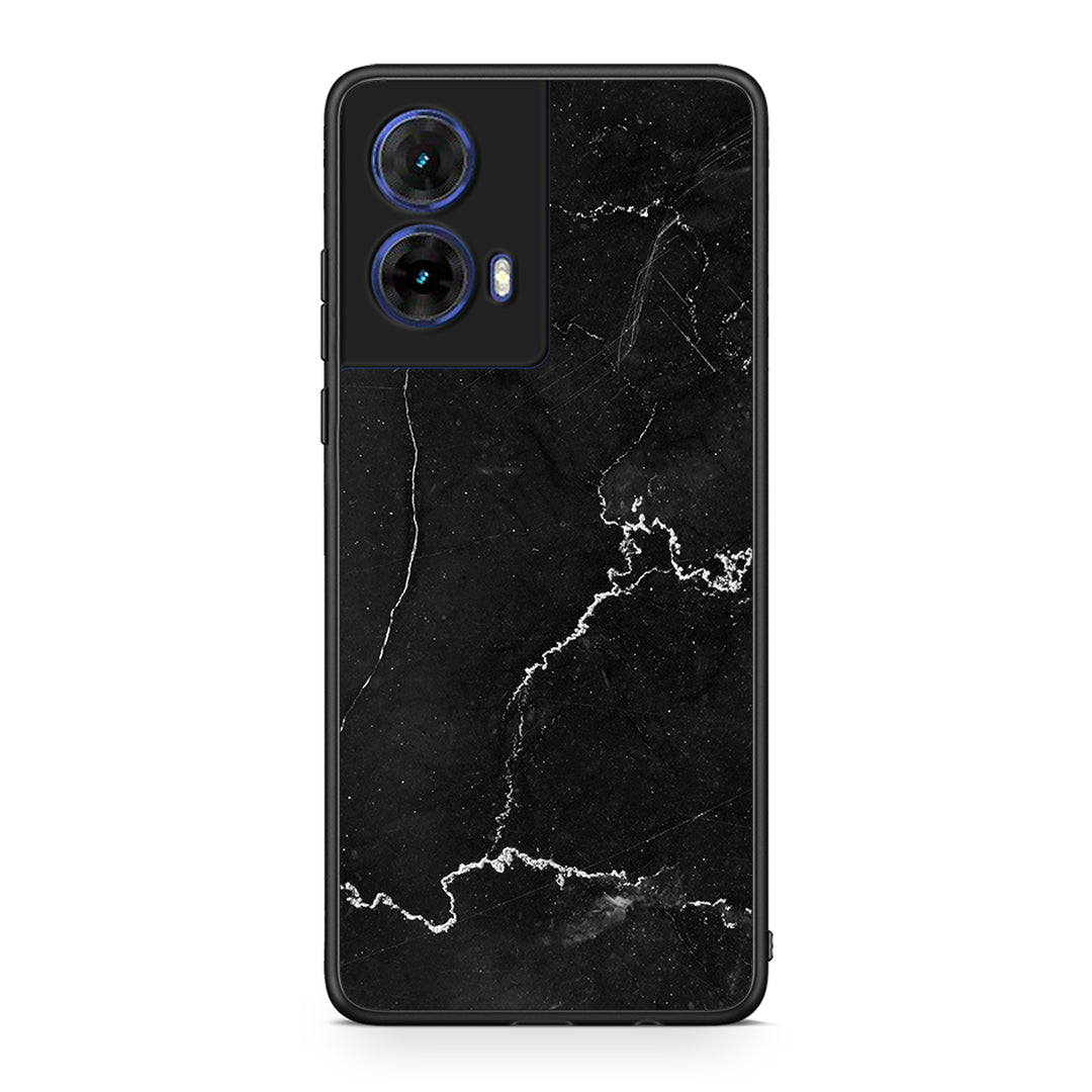 Motorola Moto G85 Marble Black θήκη από τη Smartfits με σχέδιο στο πίσω μέρος και μαύρο περίβλημα | Smartphone case with colorful back and black bezels by Smartfits