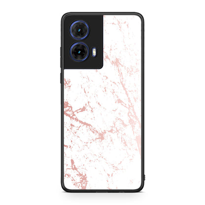 116 - Motorola Moto G85 Pink Splash Marble case, cover, bumper